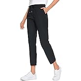 CRZ YOGA Womens High Waisted 4-Way Stretch Golf Capris 25" Short - Work Pants Athletic Lounge Workout Ankle Pants