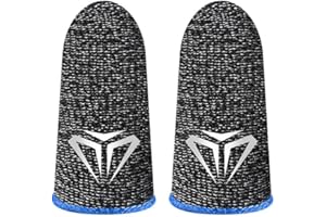 Finger Cover Breathable Game Controller Finger Sleeve for Sweat Proof Non-Scratch for Touch Screen Gaming Thumb Mobile Gaming