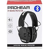PROHEAR 030 Bluetooth 5.4 Electronic Shooting Ear Protection Earmuffs, Noise Reduction Sound Amplification Hearing Protector for Gun Range and Hunting