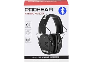 PROHEAR 030 Bluetooth 5.4 Electronic Shooting Ear Protection Earmuffs, Noise Reduction Sound Amplification Hearing Protector for Gun Range and Hunting