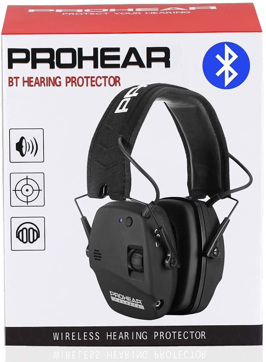 Photo 1 of PROHEAR 030 Bluetooth 5.4 Electronic Shooting Ear Protection Earmuffs, Noise Reduction Sound Amplification Hearing Protector for Gun Range and Hunting