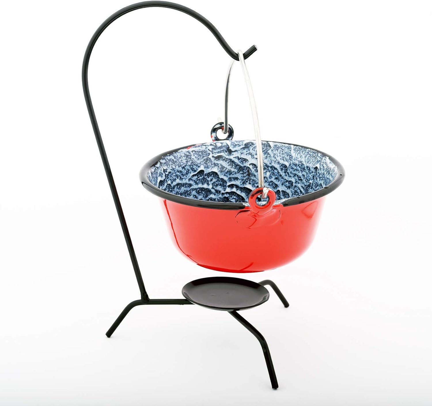 Goulash Soup Serving Kettle and Metal Trestle 0.75l Authentic Metal