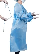 Acidea 10pcs Disposable Isolation Gowns Non-woven Security Protection Suit view 4