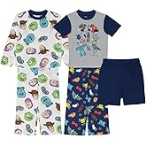 Disney boys Mickey Mouse | Pixar 5-piece Loose-fit Pajama Set, Soft & Cute for Kids