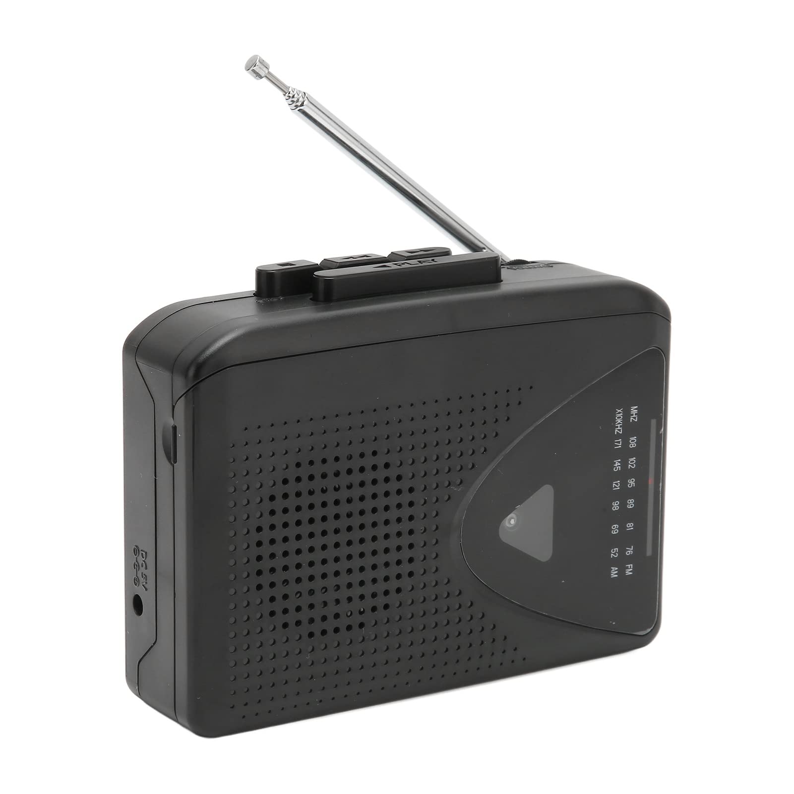 Portable Pocket Radio Cassette Player with External Speaker, Cassette Players/Recorders, Vintage cassette AM FM Radio.