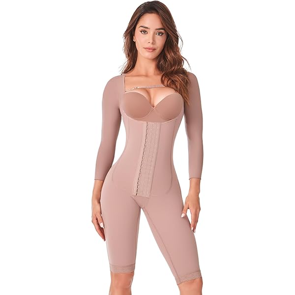 Isavela Body Suit Ankle Length W/Suspender Plastic Surgery