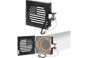 BEASYE Aluminum RV Bumper End Cap 2 Pack, Fits 4-Inch Square Camper Bumpers, Sewer Hose Storage Covers with Vent Holes, Travel Trailer Motorhome Outdoor Accessories