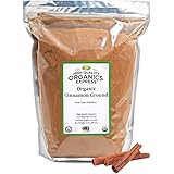 HQOExpress | Organic Ground Cinnamon | 5 lb. Resealable Bag