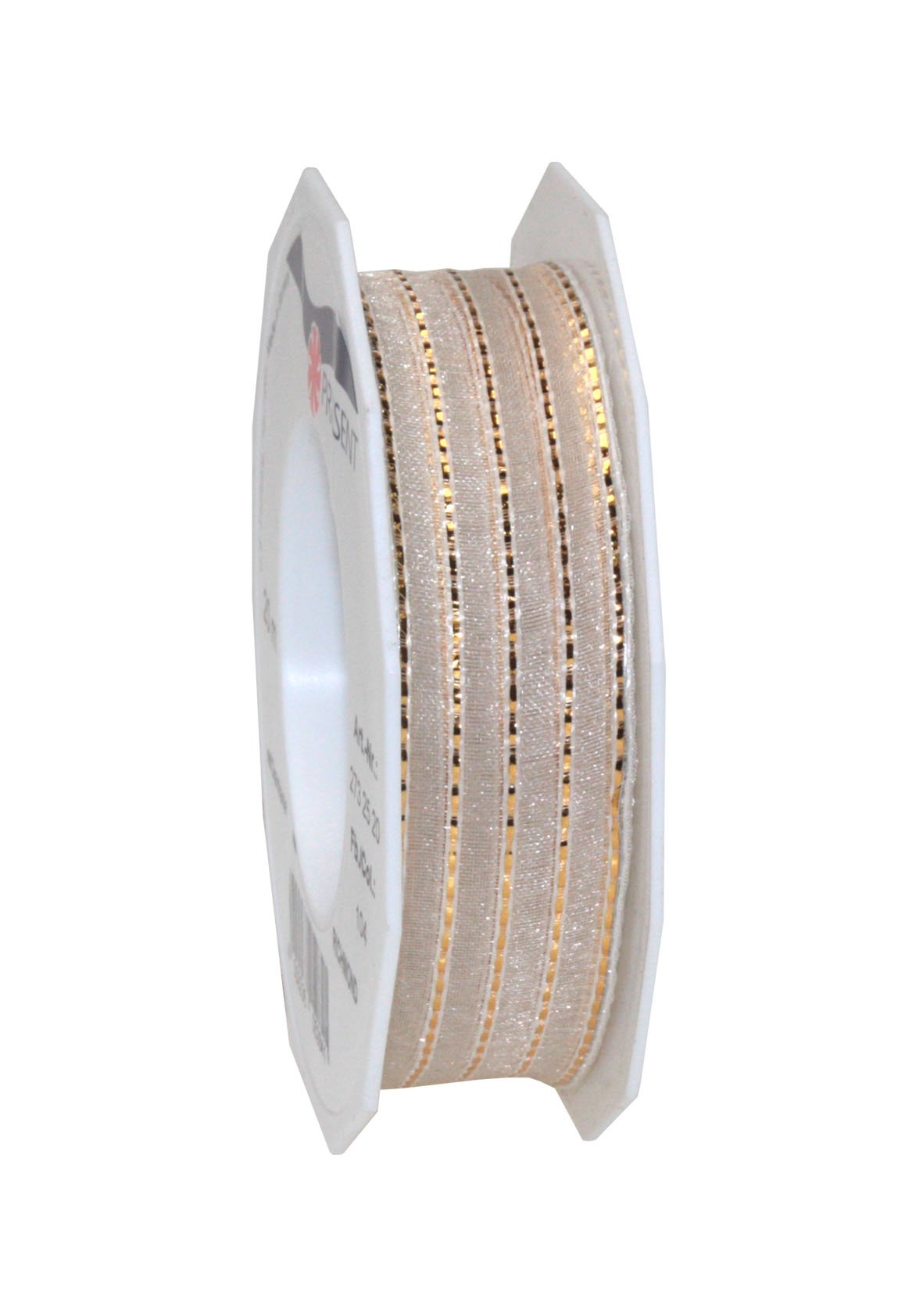 Präsent - Richmond Organza Ribbon Cream 20-m-Roll 25 mm width