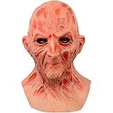 HOTTERCOS Halloween Scary Devil Mask, Creepy Full head Latex Zombie Mask For Cosplay Party Costume