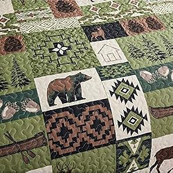 Quilts Set King Size Rustic Quilt Bedspread