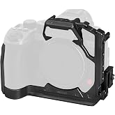 YANZUO Full Camera Cage for LUMIX S1RII / S1M2 / S1M2E, Modular Rig with HDMI Cable Clip, Arca-Swiss Plate for Filmmaking, Vlogging &amp; Professional Use (Black)