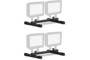 NiuNyuNeu Work Lights Stand Floor Stand Spot Lights Installation for Camping Garage Warehouse Workshop Suitable for 2 Lights