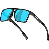 SIPLION Foxdon Driving Polarized Sunglasses Men - Fashion Sports Fishing Square Sunglass UV400 Protection Glare Reducing