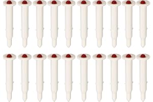GLOGLOW Cooking Tool 20Pcs Pop Up Turkey Thermometer, Accurate Temperature Indicator for Poultry Meat Fish, with Easy Insert 