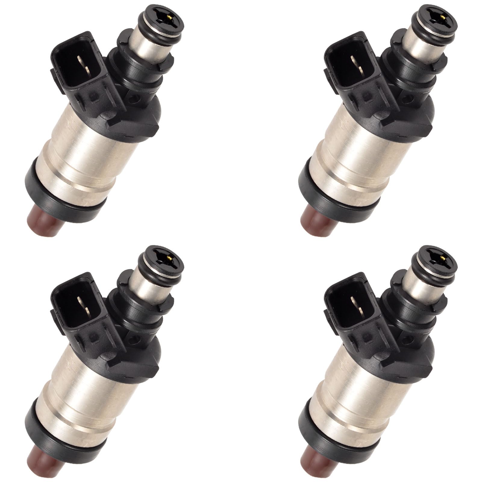 Photo 1 of 06164-P2J-000 Fuel Injectors,Compatible with/Honda Accord Odyssey 2.3L 1998-2002/Civic 1.6L 1996-2000/CR-V 2.0L 1997-1998,Compatible with/Acura CL 2.3L 1999,|4 Holes| |Set of 4|