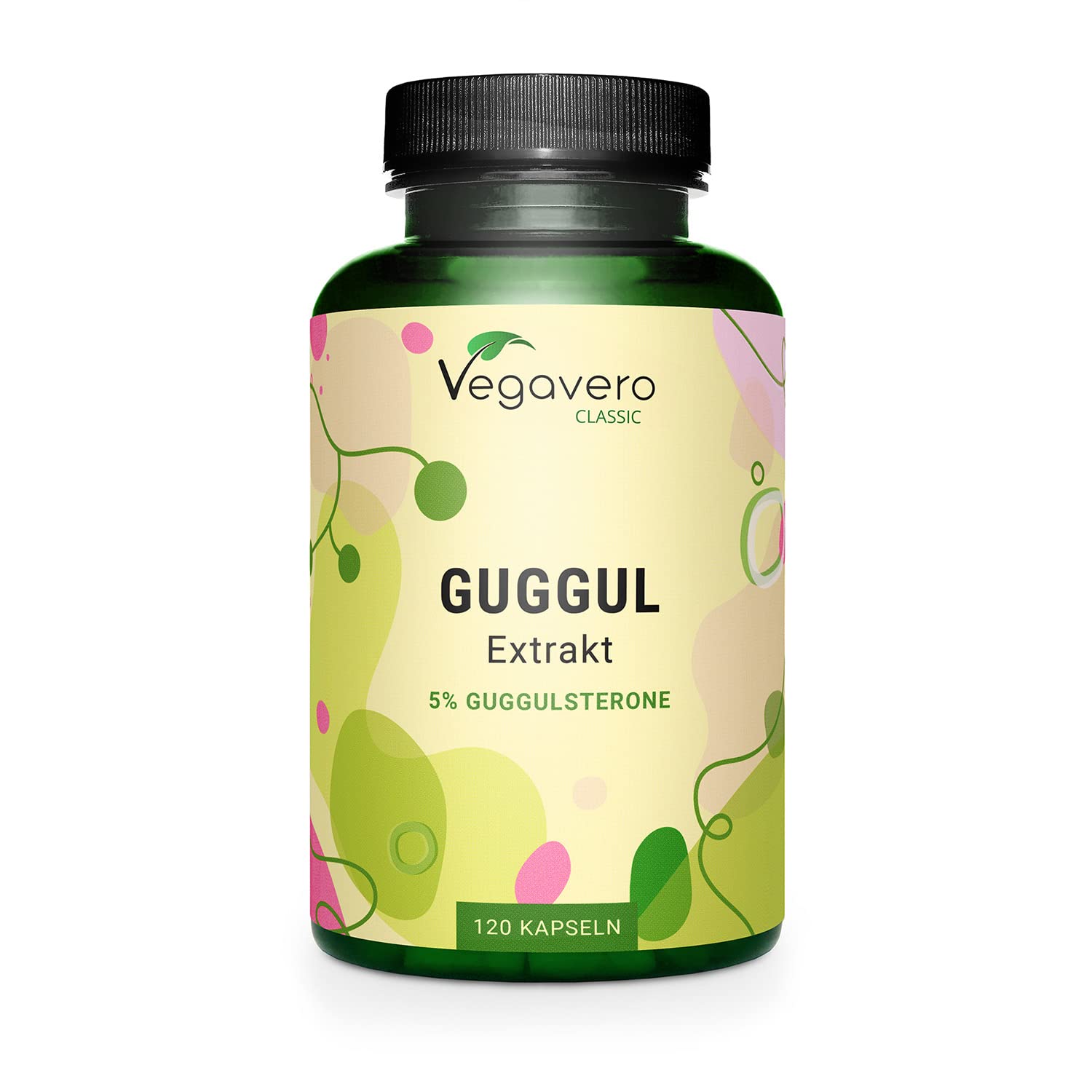Vegavero Guggul Capsules 7500 mg | from 15:1 Extract | Dried Resin | NO Additives | Lab-Tested | 120 Capsules | Vegan