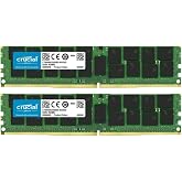 Crucial Bundle with 64GB (2 x 32GB) DDR4 PC4-21300 2666MHz RDIMM (2 x CT32G4RFD4266), Dual Ranked Registered ECC Memory