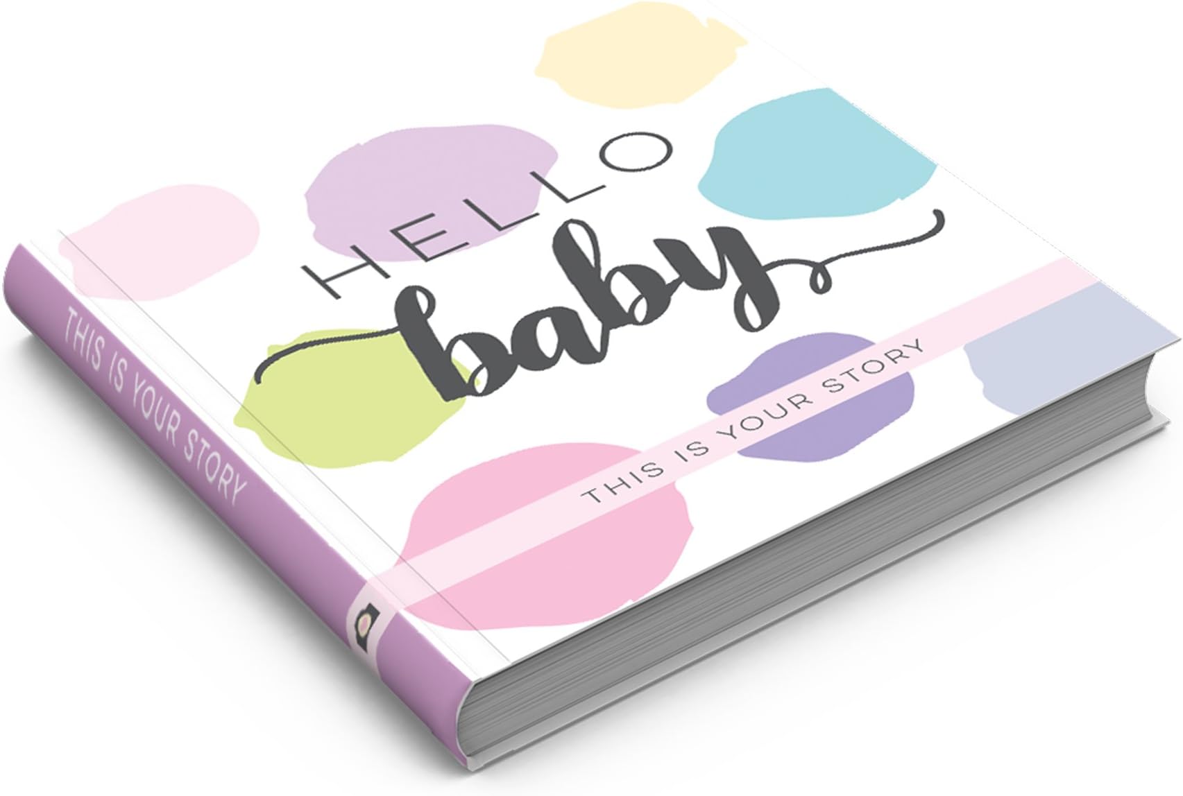 Sticky Bellies Modern Baby Memory Book Girl