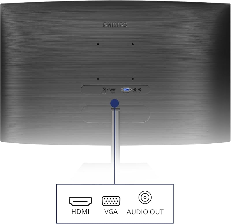 Monitores philips 241e1sca/00-24"" curvos 1500r, fhd, 75hz, va, freesync (1920x1080, 250cd/m, d-sub, hdmi)"