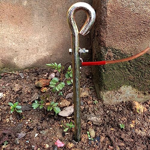 Grounding Rod, Portable Ground Rod For Signal Tower Fence, Lightning Strike Electrode Earthing