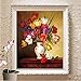 eGoodn 5D Diamond Painting Art Full Drill Round Beads Paint by Number Kit, 17.3 by 21.3 inches, Tulip Flower Vase, No Frame