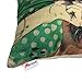 Monkeysell Pillow Cover Linen Throw Pillow Case Square Pillowcase for Sofa