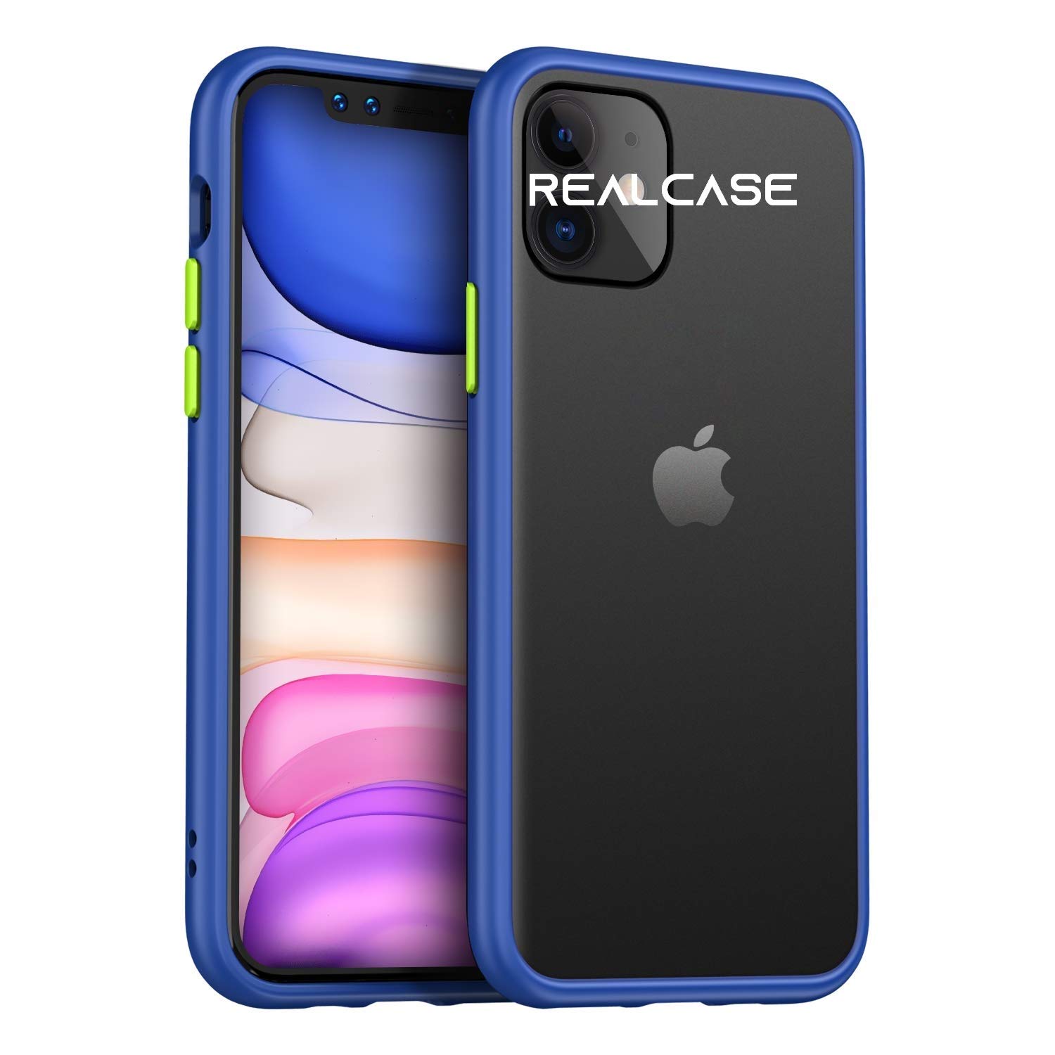 REALCASE Back Cover Matte Finish Frosted Case for Apple iPhone 11 (FR