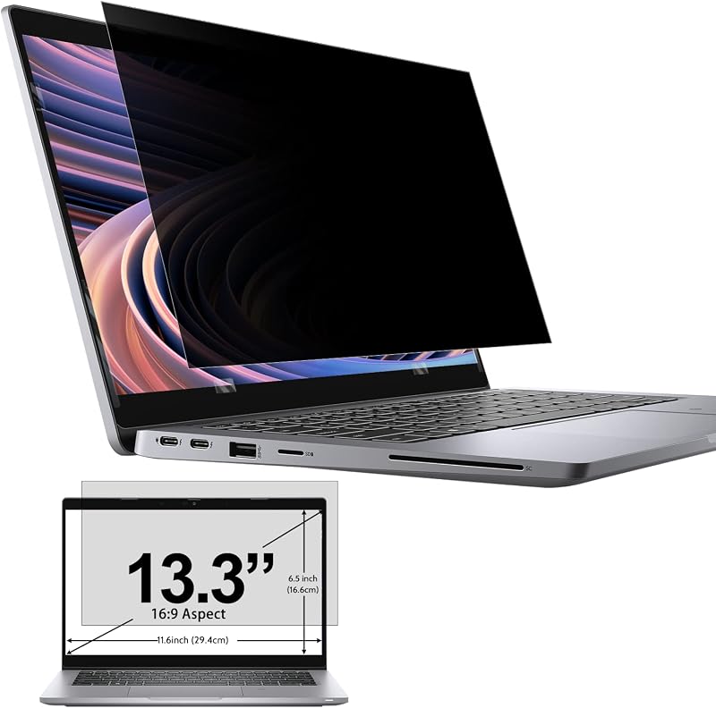 IPROKKO 13.3 inch Privacy Screen for Laptops Anti-Blue Light Matte/Glossy