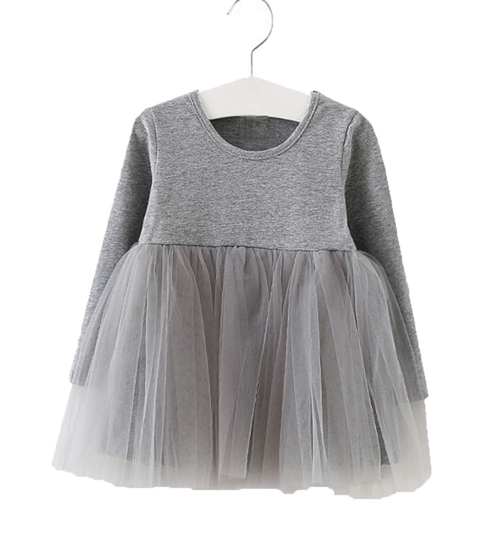 long sleeve tulle dress baby