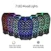 3D Aromatherapy Glass Essential Oil Diffuser COOSA 100ml Ultrasonic Aroma Diffuser Cool Mist Humidifier with 7 Color Changing LED Lights and Waterless Auto Shut-off for Home Office Baby Room Spa Yoga