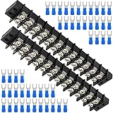 2PCS Terminal Block and Strip 12 Positions 450V 32A