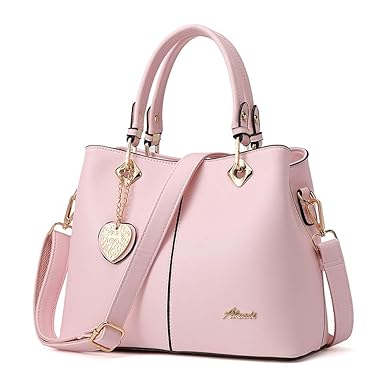 BAG WIZARD Heart Design Womens Multiple Purses and Handbags Satchel Hobo Tote Bag Fashional Shoulder Bags