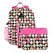 Kids Emoji 6 Piece Backpack & School Accessories Set