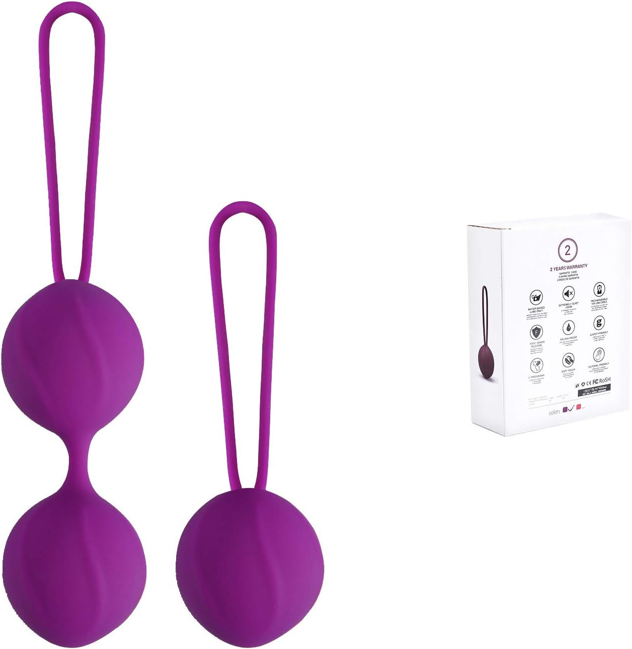 Kegel Balls Exercise for Women Female for Tighten Ben Wa Balls Kegel Training Sets Bladder Control Devices Luvsex: Health & Personal Care