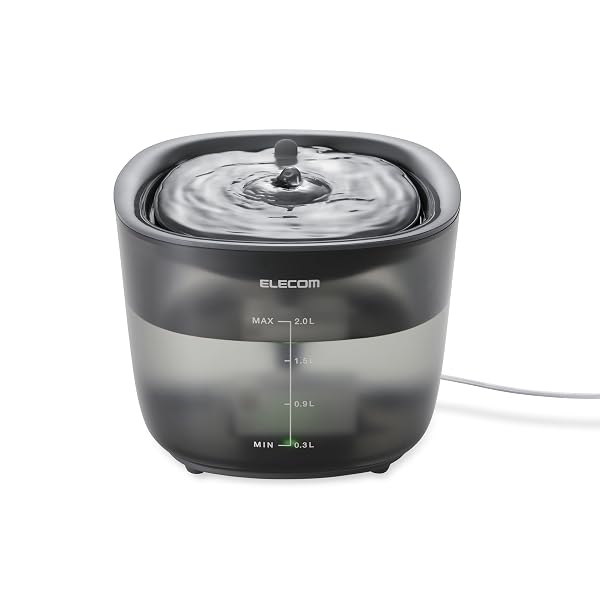 ELECOM SILENT PET WATER FOUNTAIN FOR CATS AND...