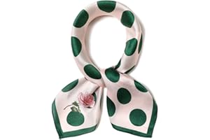 MEISEE 100% Mulberry Silk Scarfs Small Square Scarf 21" x 21" Neck Scarf Breathable Lightweight for Women Gift Packed