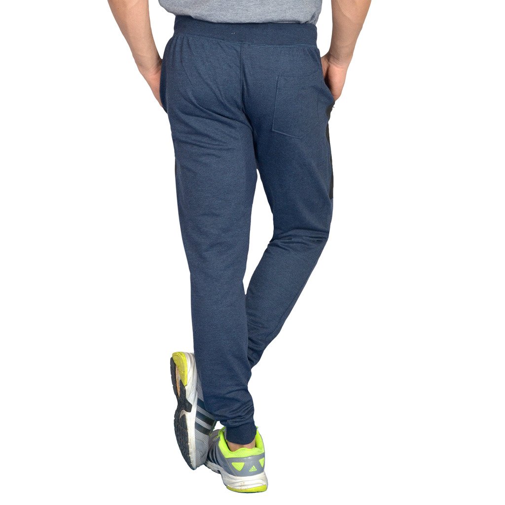 light blue leather work slim fit loungewear lower