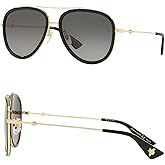 Gucci GG0062S Aviator Shape Sunglasses wit Luxury Eyewear Kit