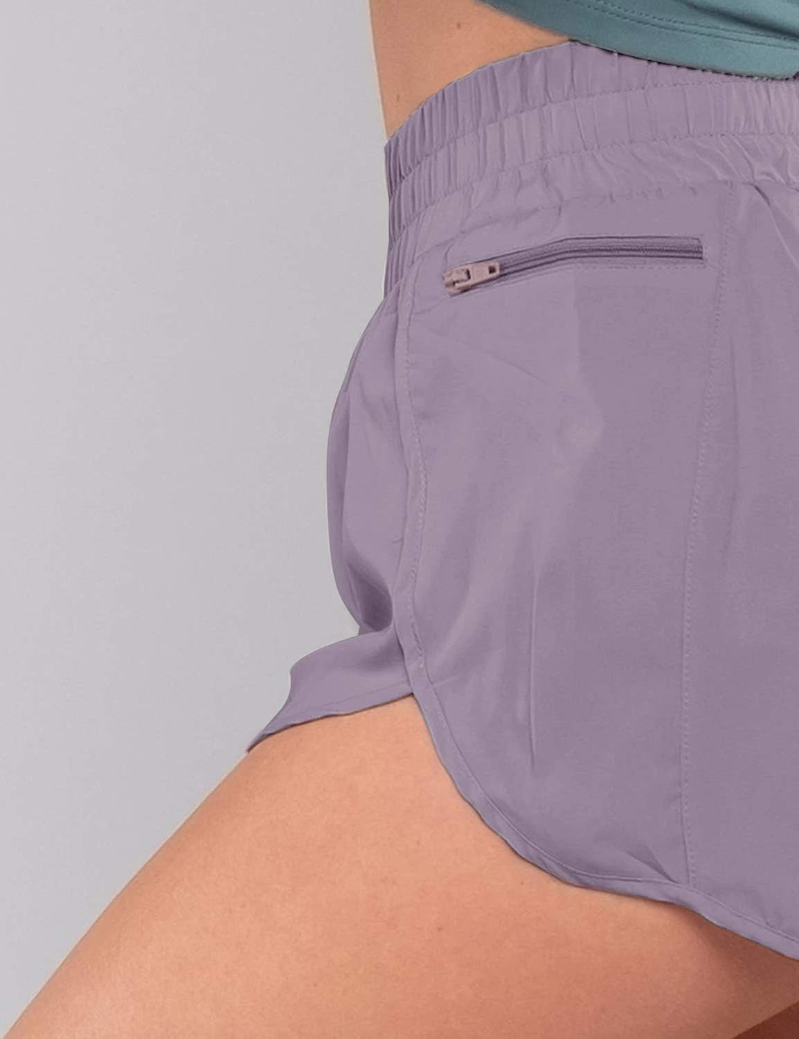 Blooming Jelly Womens Quick-Dry Running Shorts Sport Layer Elastic Waist Active Workout Shorts with Pockets 1.75": Clothing