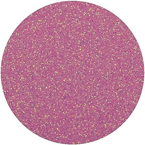 Vinyl Oasis Craft &amp; Hobby Vinyl - Glitter Series Heat Transfer Vinyl - (1 Sheet) 12 in. x 20 in. - Light Pink Translucent