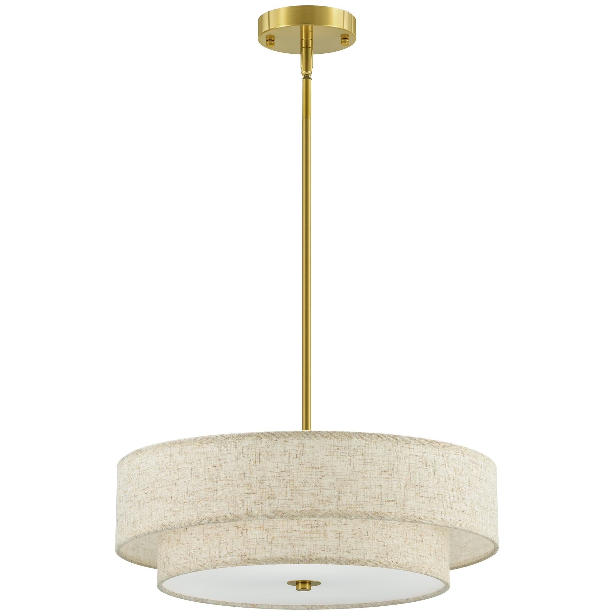VONLUCE Modern Chandeliers, 18" Drum Chandeliers