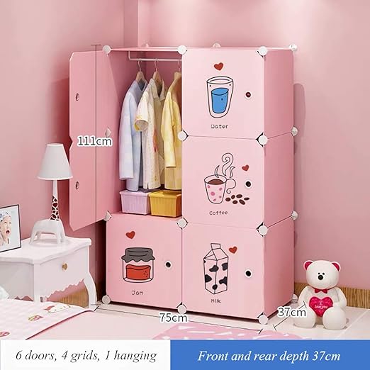 Gjc Wardrobe Simple Assembly Plastic Small Wardrobe Simple Modern
