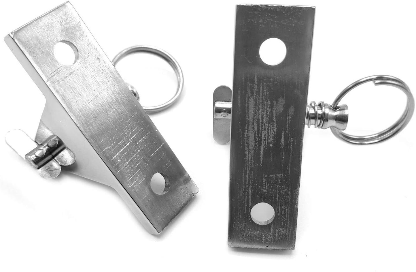 Amadget 2 Pack Bimini Top 90°Deck Hinge with Removable Pin, 316 Stainless Steel Marine Boat Hinge Mount Bimini Top Fitting Hardware : Sports & Outdoors