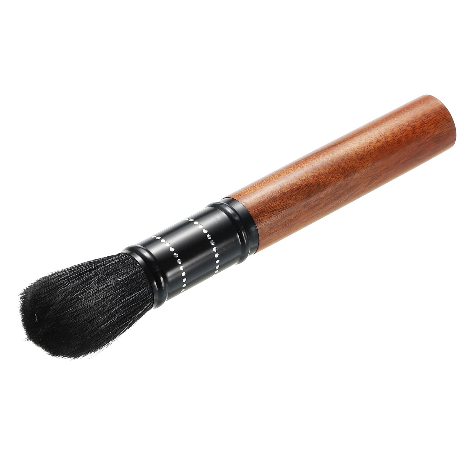 PATIKIL Guitar Cleaner Brush Sandalwood Round Head Guitar String Cleaner for Musical Instrument Dark Brown