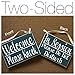 Prim and Proper Decor Double Sided Welcome Please Knock in Session Please Do Not Disturb 8x6 (Choose Color) Spa Salon Wood Open Closed Rustic Custom Sign Office Door Hanger