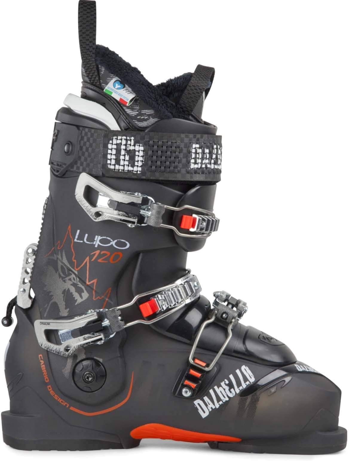 Dalbello Sports Lupo 120 Ski Boot - Men's Black Transparent/Black, 27.5