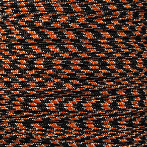 PARACORD PLANET 10, 25, 50, and 100 Foot Hanks of 425 Paracord (3mm) - Made of 100% Nylon for Tactical, Crafting, Survival, General Use, and Much More (Harley, 100 Feet)