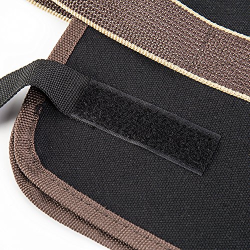 Windyus Large Canvas Log Tote Bag Carrier, Wood Tote Indoor Fireplace Firewood Totes Holders With Handle, Round Woodpile Rack Fire Wood Carriers Carrying Tools Camping Set Basket - Thumbnail 5
