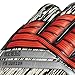 adidas ACE Fingersave Junior Manuel Neuer Goalie Gloves, Bright Red, Size 6